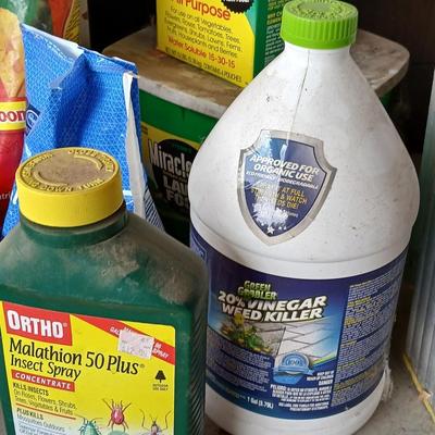 Large Garden Care Lot – Fertilizers, Plant Food, Bone Meal, & Pest Control