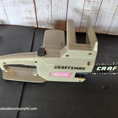 Vintage Craftsman Electric Chainsaw – 14" Bar, Model 2.0