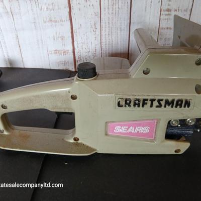 Vintage Craftsman Electric Chainsaw – 14" Bar, Model 2.0