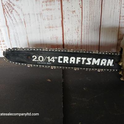 Vintage Craftsman Electric Chainsaw – 14" Bar, Model 2.0