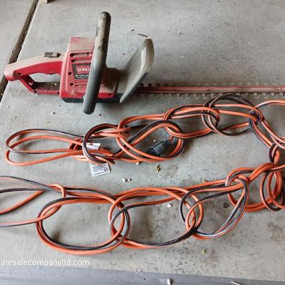 Toro 20" Electric Dual Action Hedge Trimmer – Includes Extension Cord