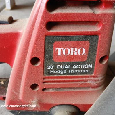 Toro 20" Electric Dual Action Hedge Trimmer – Includes Extension Cord