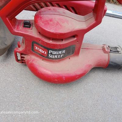 Toro Yard Tool Lot – Electric Leaf Blower & 12" String Trimmer with twine