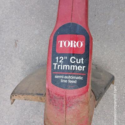 Toro Yard Tool Lot – Electric Leaf Blower & 12" String Trimmer with twine