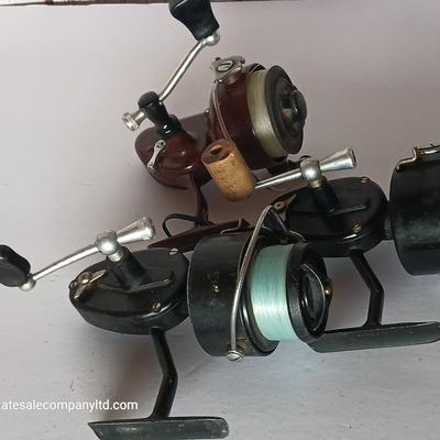 Lot of 3 Vintage Collectible Spinning Reels – Shakespeare 2062 & Garcia Mitchell 300