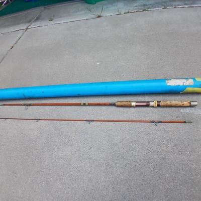 Vintage Eagle Claw Wright & McGill Fishing Rod – No. JCF-7 "Favorite" – 7' Two-Piece