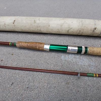 Vintage Wright & McGill "Green Hornet" GH-7 – 7' Two-Piece Fiberglass Rod with Tube