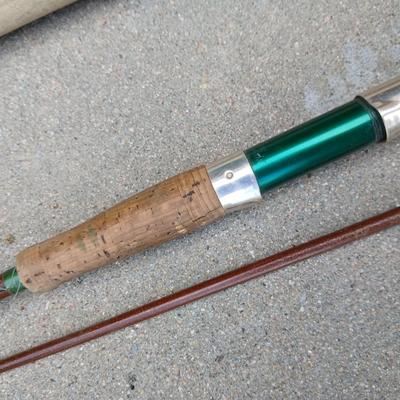 Vintage Wright & McGill "Green Hornet" GH-7 – 7' Two-Piece Fiberglass Rod with Tube