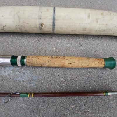 Vintage Wright & McGill "Green Hornet" GH-7 – 7' Two-Piece Fiberglass Rod with Tube