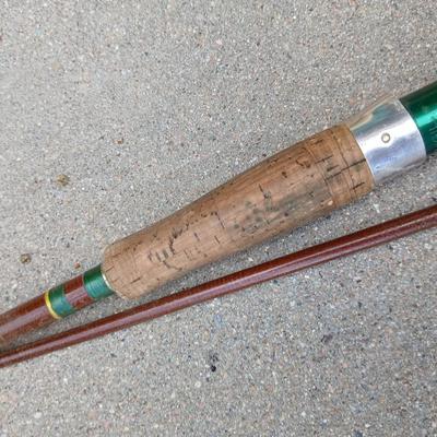 Vintage Wright & McGill "Green Hornet" GH-7 – 7' Two-Piece Fiberglass Rod with Tube