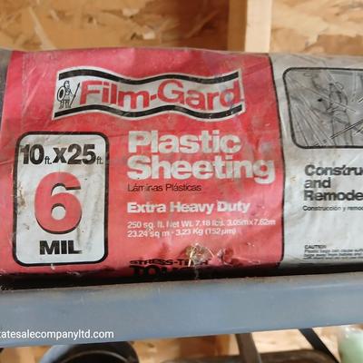 Garage Utility Lot – Metal Shelving Unit with Painting & Hardware Project Supplies