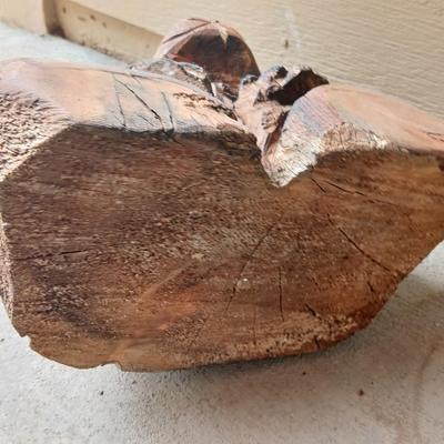 A bear and a rabbit are in the woods.... Wood Carved Bear & Jingle & Mingle Studios Rabbit with Elf