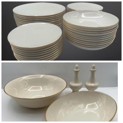 Sale Photo Thumbnail #297: LENOX Olympia Gold Dinnerware Set