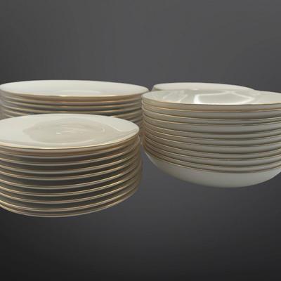 Sale Photo Thumbnail #292: LENOX Olympia Gold Dinnerware Set