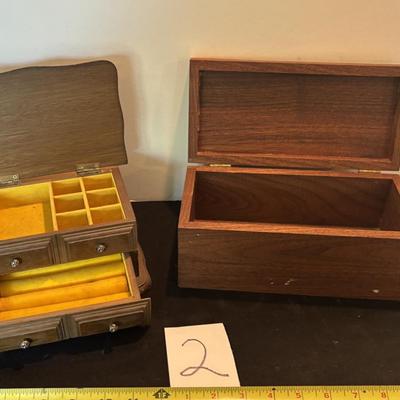 Jewelry Box and Wooden Box