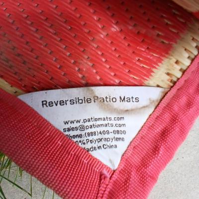 HUGE ! Reversible Patio Mat – Floral Outdoor Rug