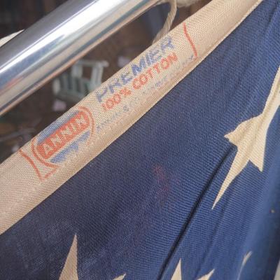GOD BLESS THE USA!! Lot of 2 American Flags – Vintage & Modern
