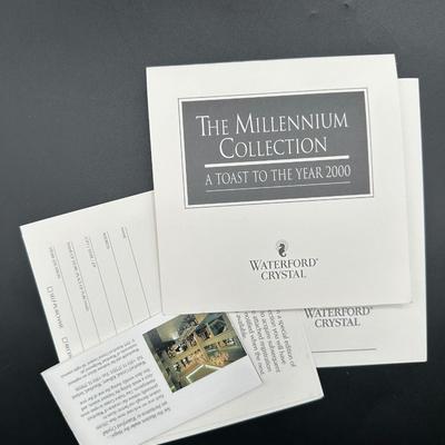 Waterford Crystal Millennium Collection “Happiness Toasting Flutes”