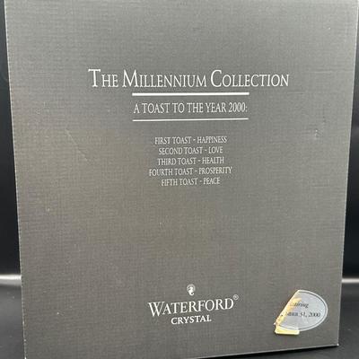 Waterford Crystal Millennium Collection “Happiness Toasting Flutes”