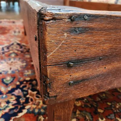 Vintage Large Farmhouse Country Coffee Table 56x24x18
