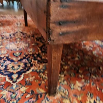 Vintage Large Farmhouse Country Coffee Table 56x24x18