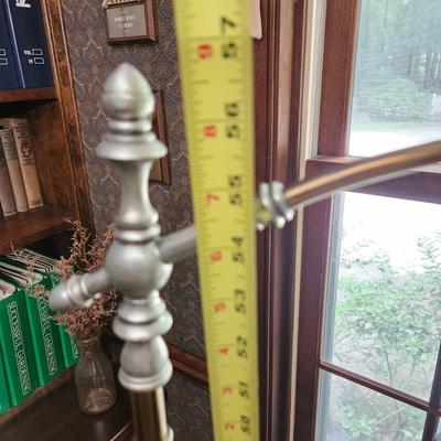 Vintage Heavy Metal Arch Floor lamp 57" tall