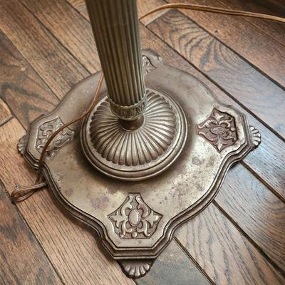 Vintage Heavy Metal Arch Floor lamp 57" tall