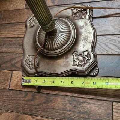 Vintage Heavy Metal Arch Floor lamp 57" tall