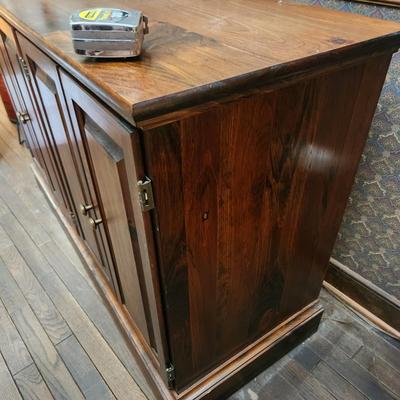 Solid Wood Sideboard Cabinet 47x18x31 with 1 side adjustable shelves