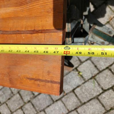Vintage Wooden Wagon with Table Top