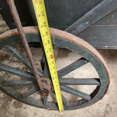 Vintage Wooden Wagon with Table Top