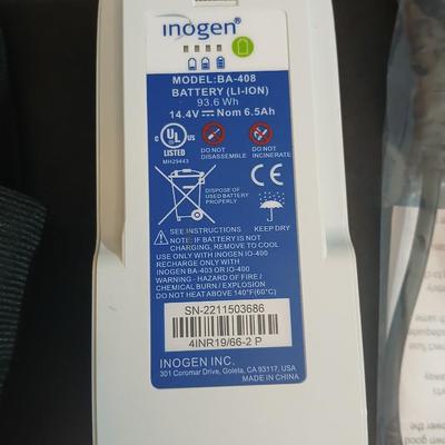 Oxygen Concentrator Lot – Inogen One G2, SeQual Carry Bag, Accessories & Supplies