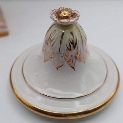 Capodimonte Italian Porcelain Urn with Lid
