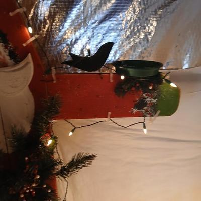 Lighted Outdoor Christmas Décor – Santa & Animated / Moving Reindeer Lot
