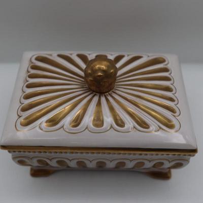 Italian Ceramic Dish with Lid by Koscherak Bros