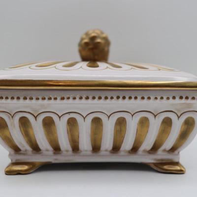 Italian Ceramic Dish with Lid by Koscherak Bros