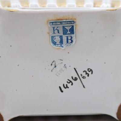 Italian Ceramic Dish with Lid by Koscherak Bros