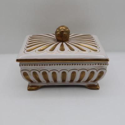 Italian Ceramic Dish with Lid by Koscherak Bros