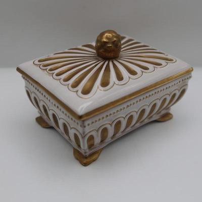 Italian Ceramic Dish with Lid by Koscherak Bros