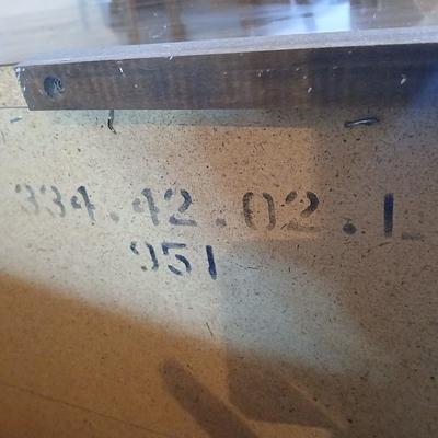 Mid-Century Modern Dresser with Mirror – 9 Drawers