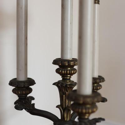 STIFFEL Vintage Neoclassical Candelabra Lamp