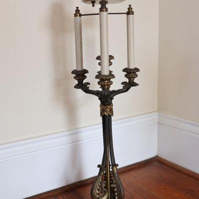 STIFFEL Vintage Neoclassical Candelabra Lamp