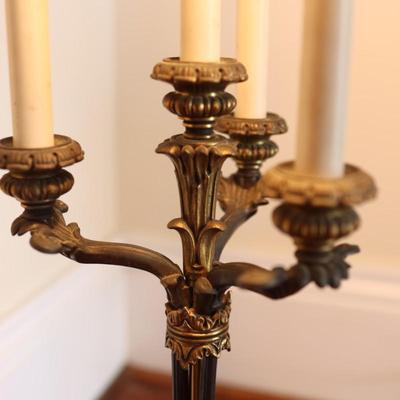 STIFFEL Vintage Neoclassical Candelabra Lamp