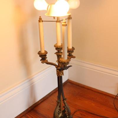 STIFFEL Vintage Neoclassical Candelabra Lamp