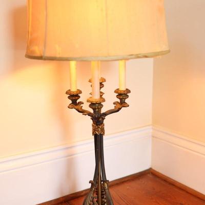 STIFFEL Vintage Neoclassical Candelabra Lamp