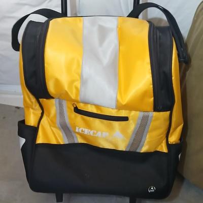 Camping Gear Lot – Sleeping Bags, Air Pump & Rolling Bag