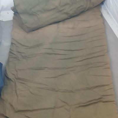 Camping Gear Lot – Sleeping Bags, Air Pump & Rolling Bag