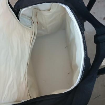 Camping Gear Lot – Sleeping Bags, Air Pump & Rolling Bag