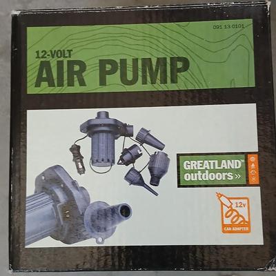 Camping Gear Lot – Sleeping Bags, Air Pump & Rolling Bag