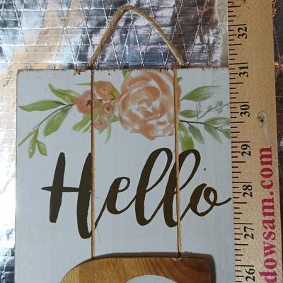 Spring & Garden Porch Decor Lot – Signs, Watering Cans, Faux Flowers